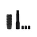 BRAND NEW UNIVERSAL Black Frosted Manuel Stick Shift Knob & Extender Extension