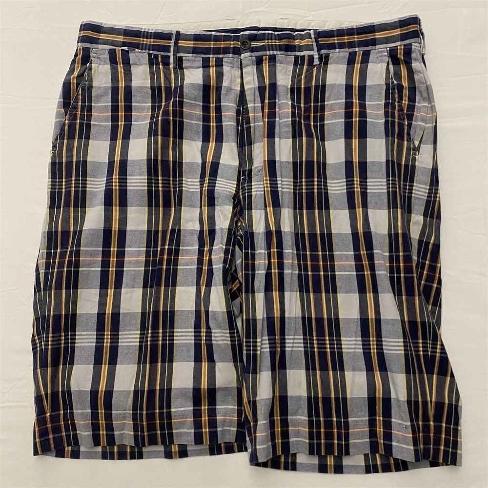Polo Jeans Ralph Lauren 34 x 11 Plaid Lightweight 100% Cotton Cargo Shorts