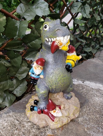 The Great Garden Gnome Massacre, Novelty Garden Gnome Statue