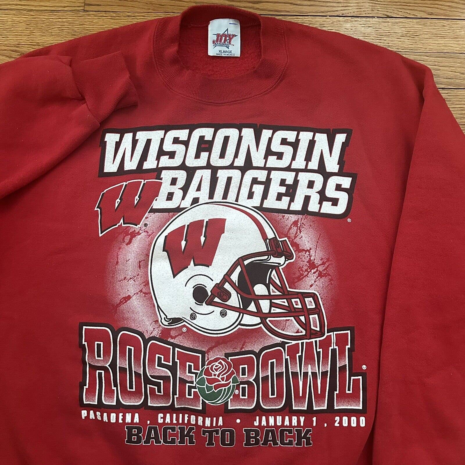 Vintage 2000 University Of Wisconsin Badgers Football Sweatshirt XL Men NCAA