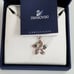 Vintage Swarovski Silver Necklace Flower