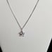 Vintage Swarovski Silver Necklace Flower