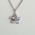Vintage Swarovski Silver Necklace Flower