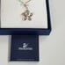 Vintage Swarovski Silver Necklace Flower