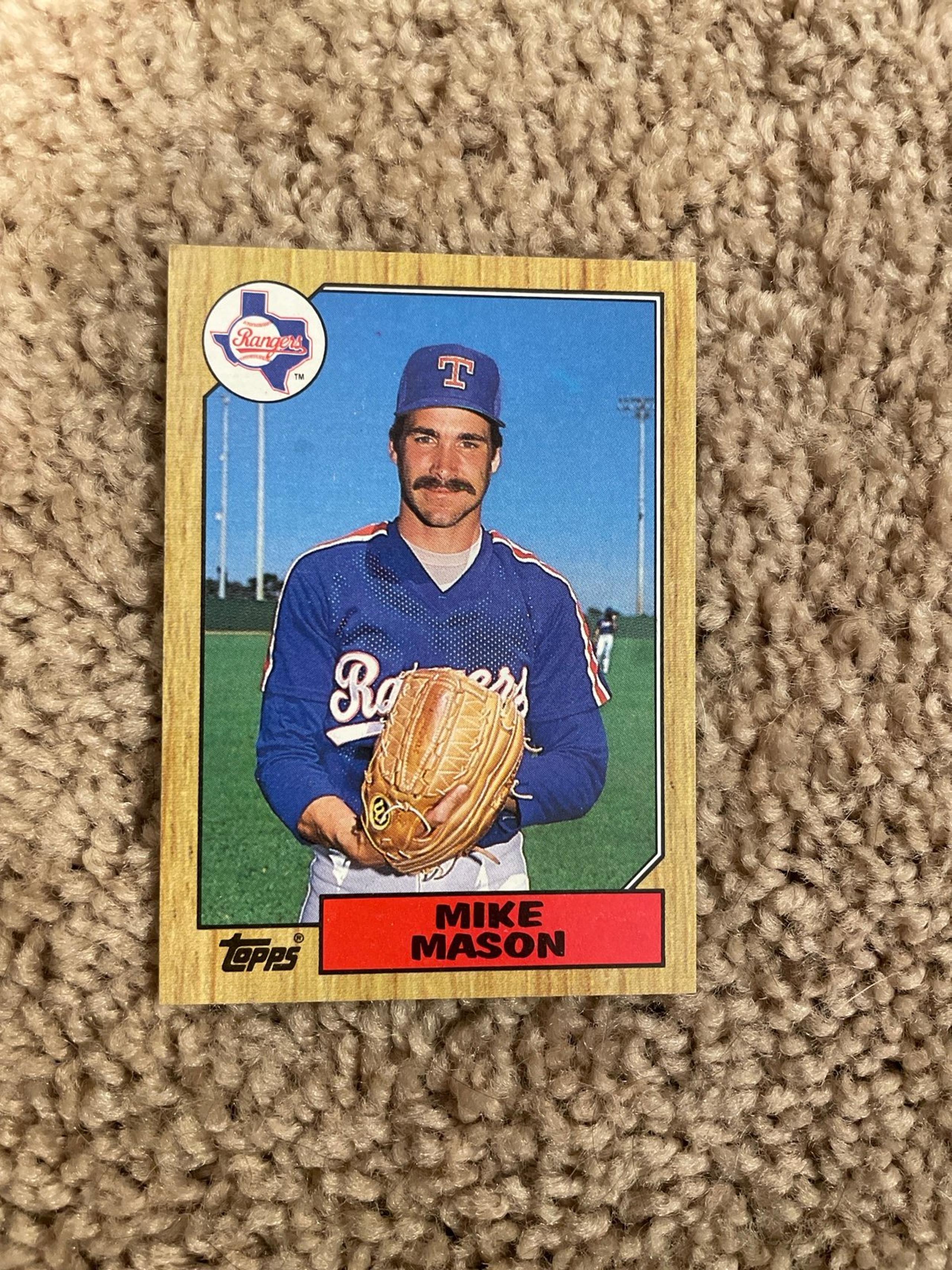 Mike Mason Baseball Trading Card Topps 1987