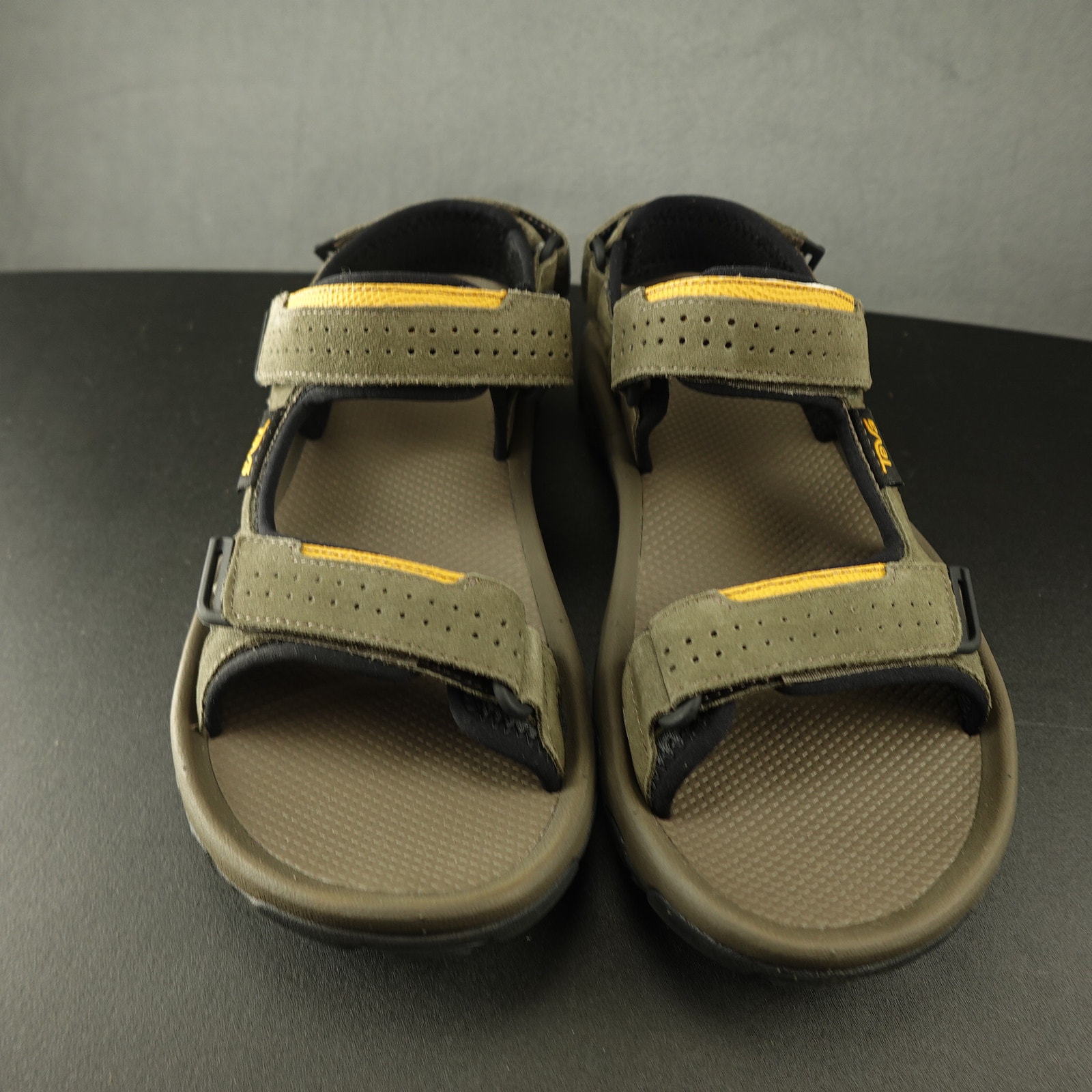 Teva Katavi 2 Cognac Olive Gray Trail Sandals Hiking Water Sport Comfort Size 7