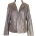 Chico's Faux Leather Studded Moto Jacket