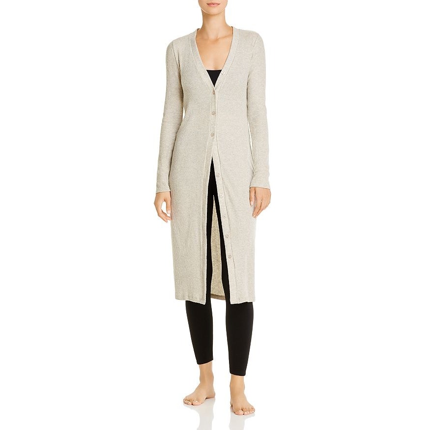Beyond Yoga Your Line Buttoned Duster Cardigan size L
