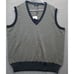 Como Sport Sweater Mens Medium Multi Pure Merino Wool Ribbed Hem V Neck Pullover