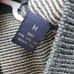 Como Sport Sweater Mens Medium Multi Pure Merino Wool Ribbed Hem V Neck Pullover