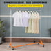 VEVOR 71in Garment Rack Z-Truck 300lbs Heavy-Duty Collapsible Clothing Stand