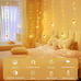 185 LED Wishing Ball Curtain Lights - 9.8 FT Fairy String Lights