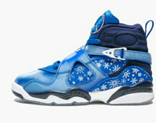 Blue Retro snowflake air jordans