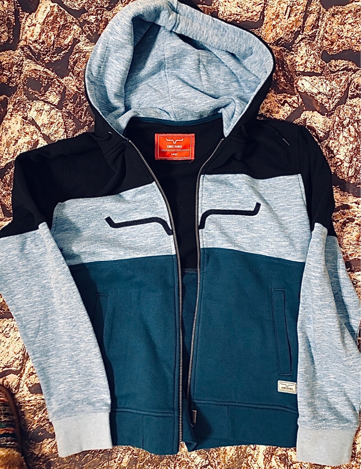 NWT Kimes Ranch zip Hoodie XL
