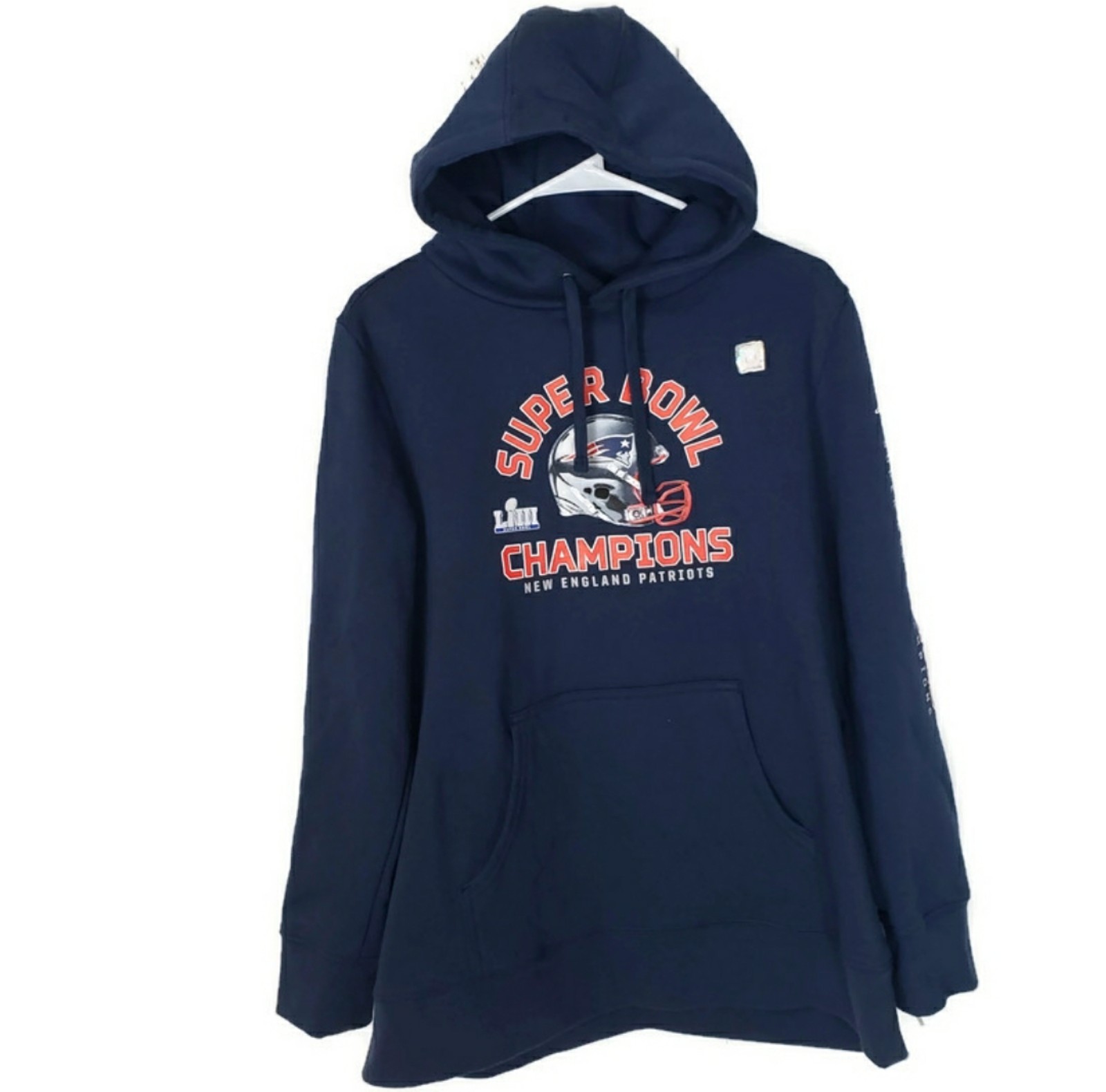 Fabletics New England Patriots Super Bowl Hooded Jacket M