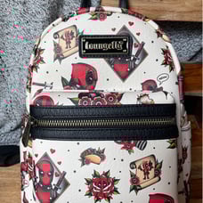 Loungefly Deadpool Tattoo Mini Backpack