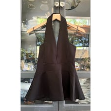 Susana Monaco Cocopaa Halter Top - Black - Size Small - NWT