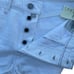 New Goldsign Sienna Women's White Cutoff Raw Hem Mid Rise Jean Denim Shorts 27