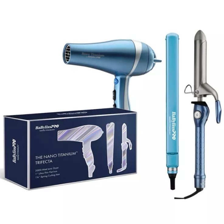NEW Babyliss Pro The Nano Titanium Trifecta