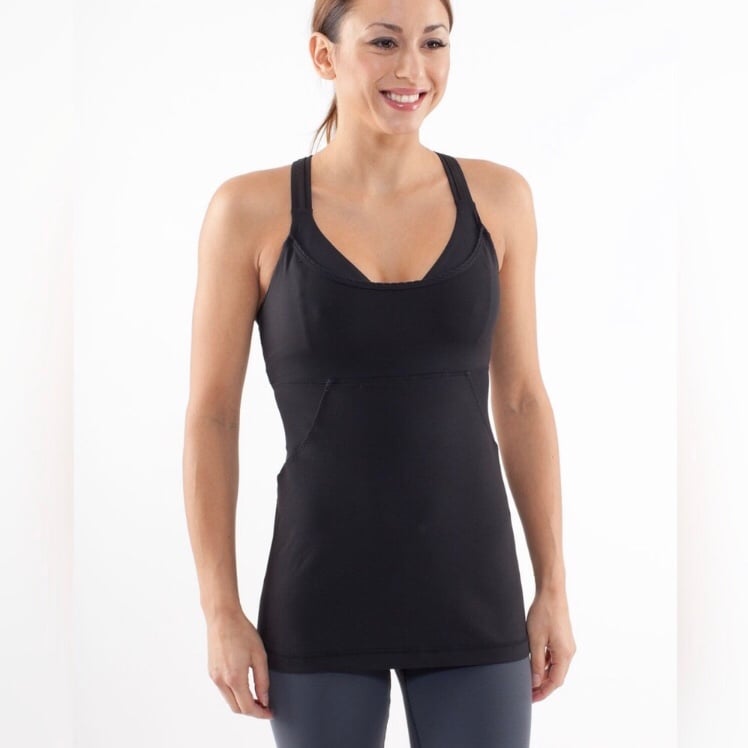 Lululemon Cross My Heart Tank Black 10