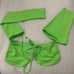 Skims Swim Long Sleeve Bikini Top- Neon Green
