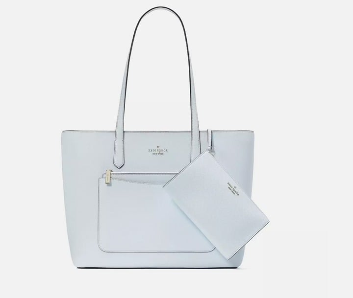 Kate Spade Staci Tote and Wristlet 3 Piece Set - KF369 499 - Crisp Sky