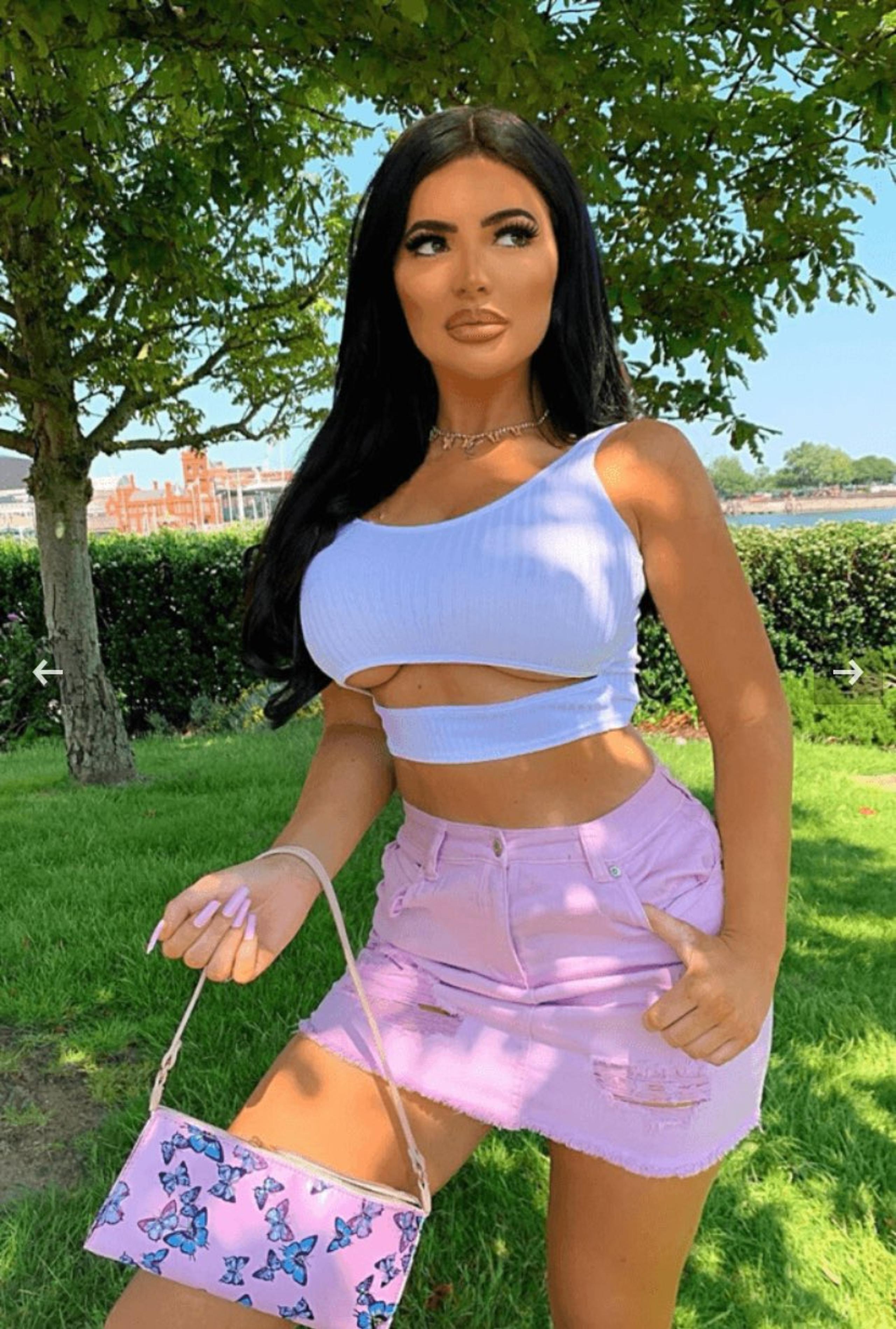 Cut out crop top