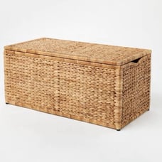Natural Woven Storage Bench - Threshold™ designed with Studio McGee