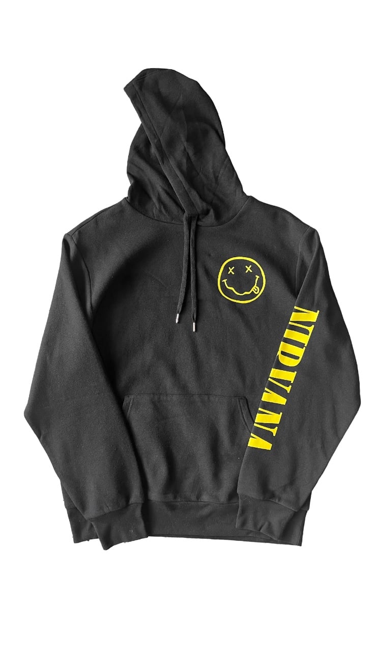 Nirvana Smiley Graphic Hoodie