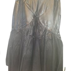 leather skirt