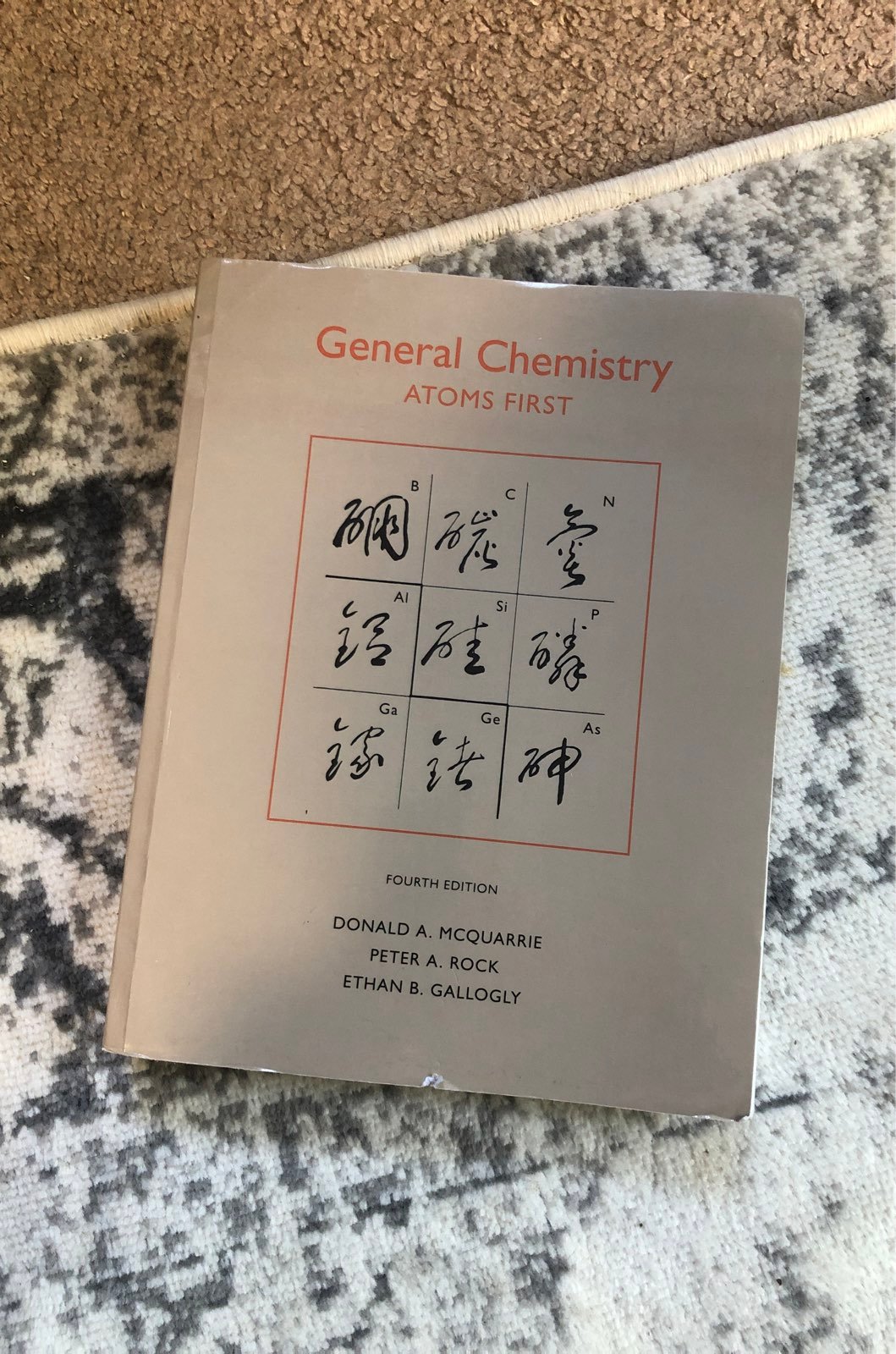 General Chemistry Atoms First Fourth Edition