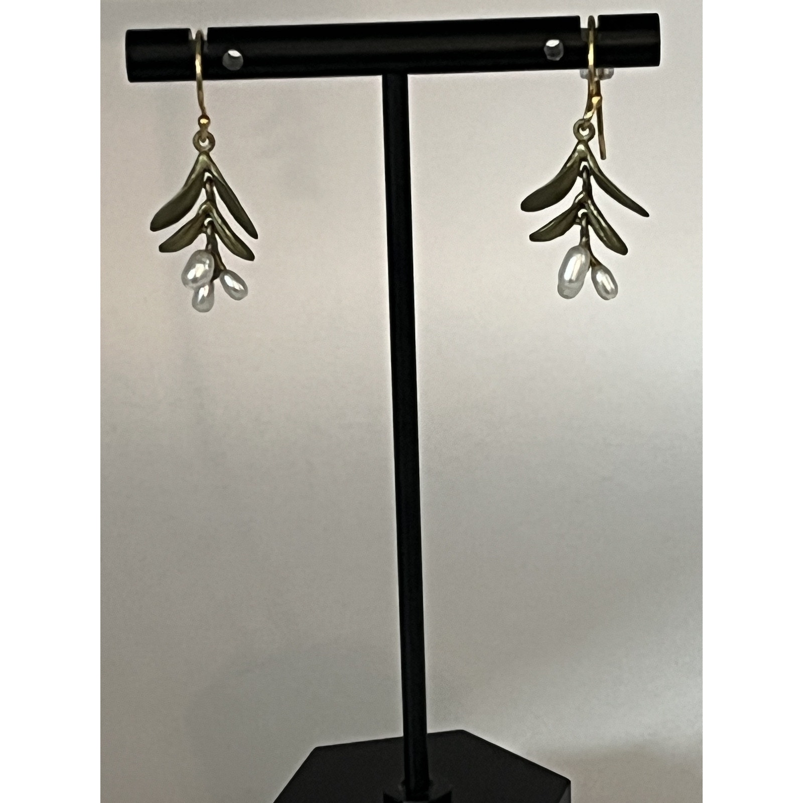 Michael Michaud Garden Vine Dainty Wire Earrings