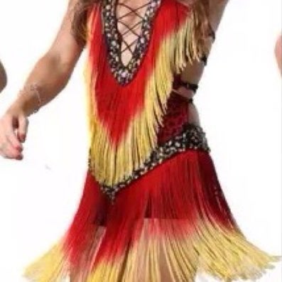 Couple Sequin male and female costume se
