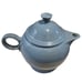 Fiesta Periwinkle Blue Retired Color Teapot and Lid Vintage Color 40 Oz.