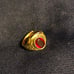 Vtg Red Brownie Adjustable Ring10 Kgf