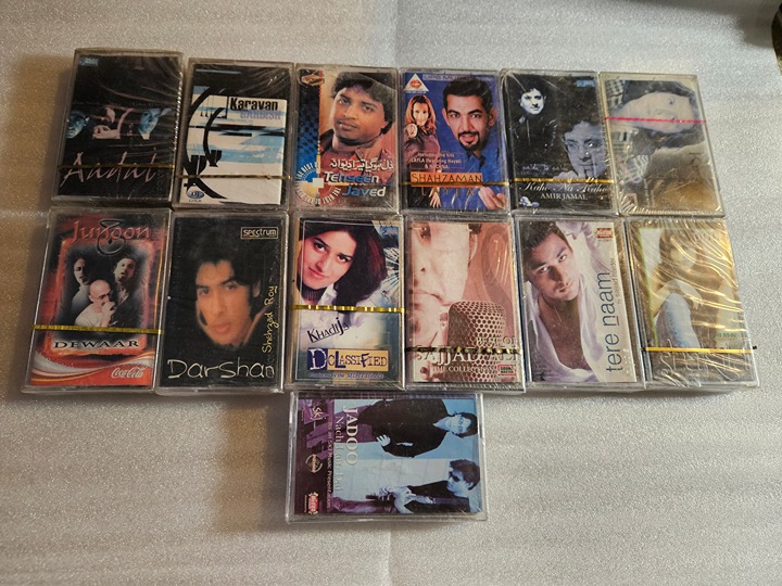 13 Pakistani Audio Cassettes Not CDs