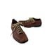 *Cole Haan Brown Leather Lace Up Shoes Mens Size 10M Casual Seamed Loafer C04781