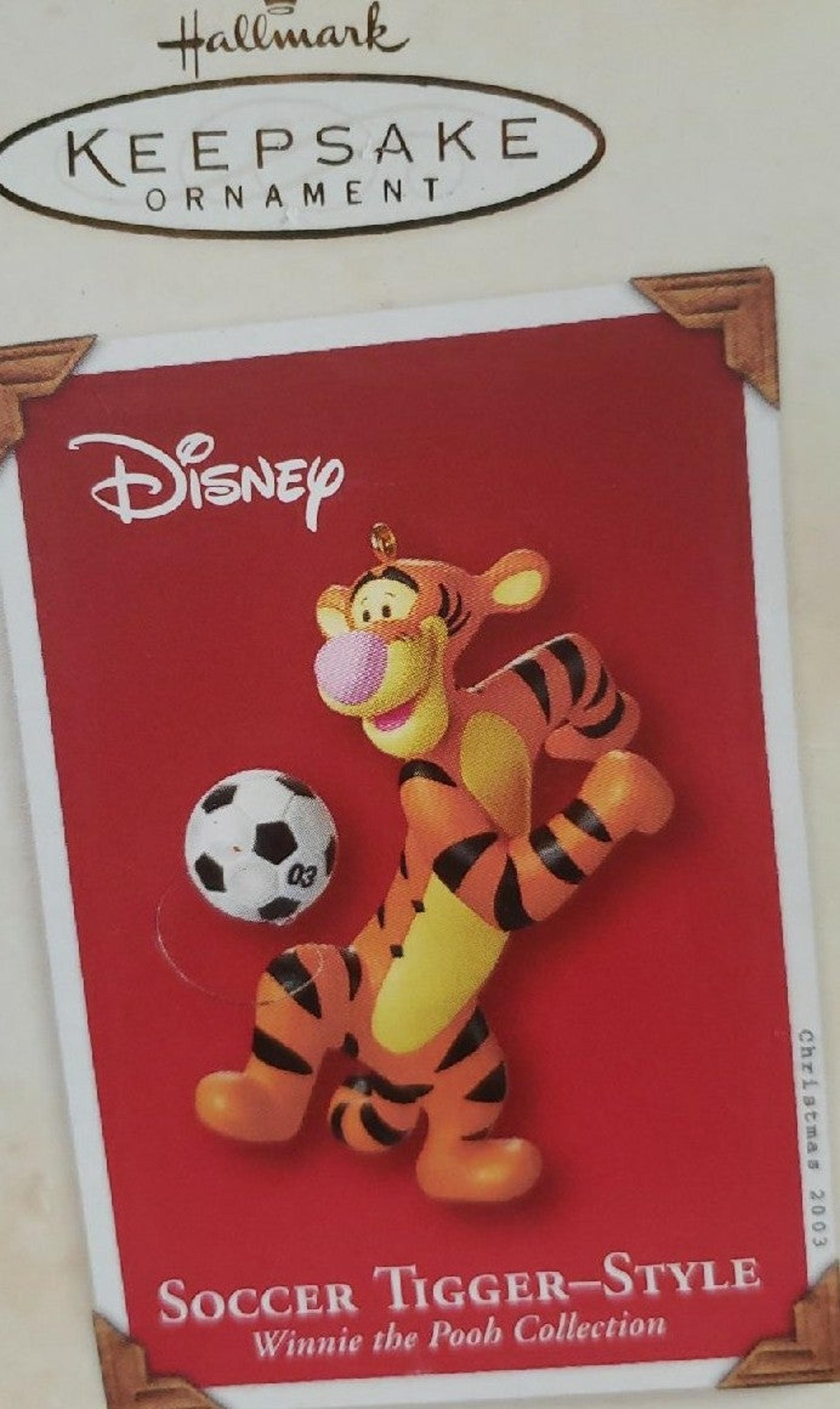 Tigger Hallmark Soccer Christmas Ornamen