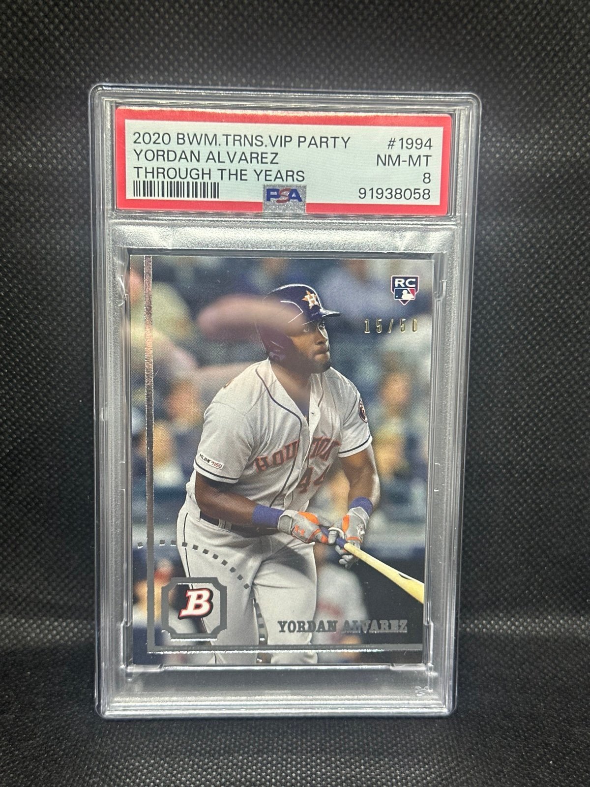 2020 Yordan Alvarez Rookie /50 SSP Short Print Super rare