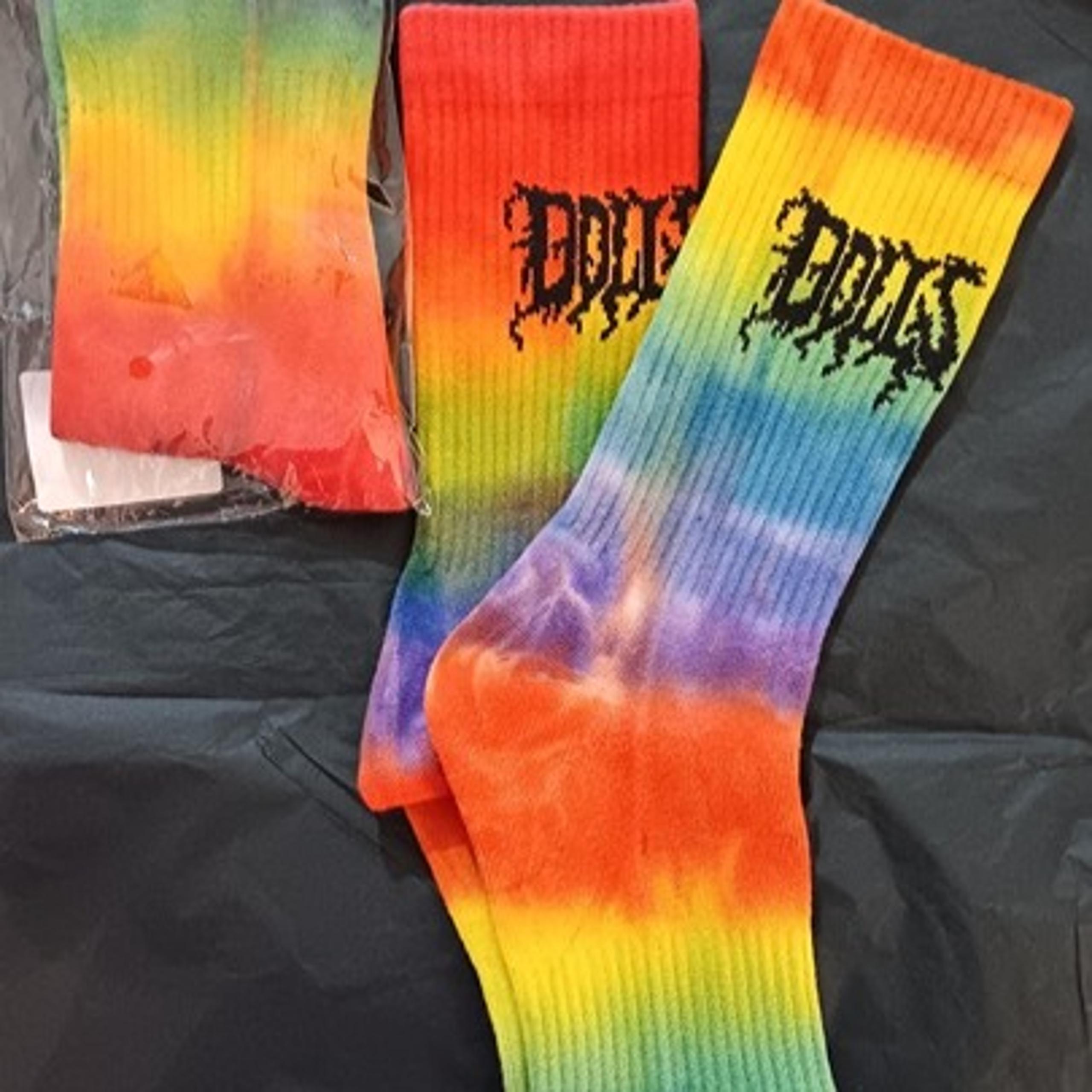 Dolls Kill Crew Tie Dye Socks (NWT)