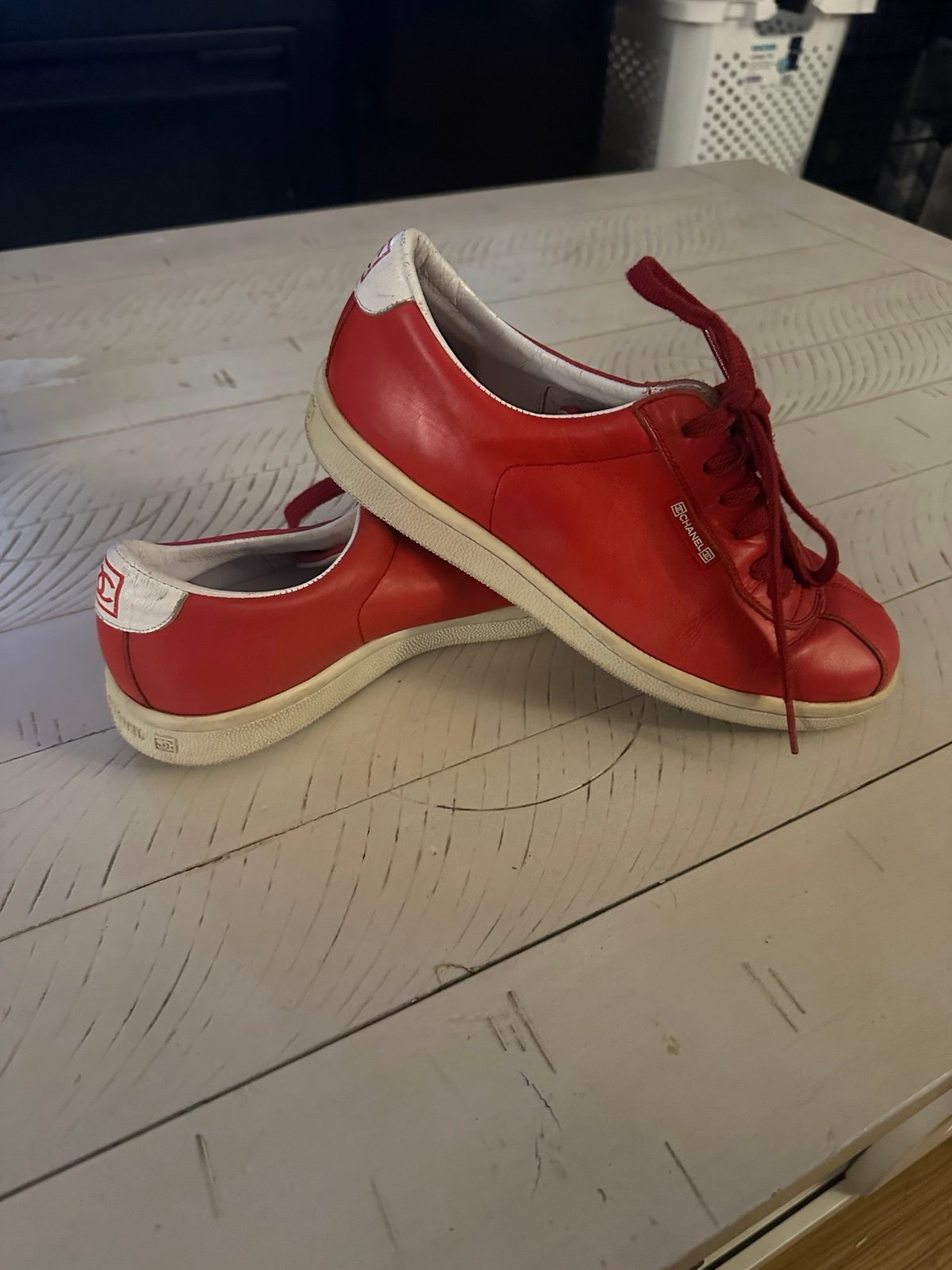 Chanel Sport Vintage Lace Up Sneakers