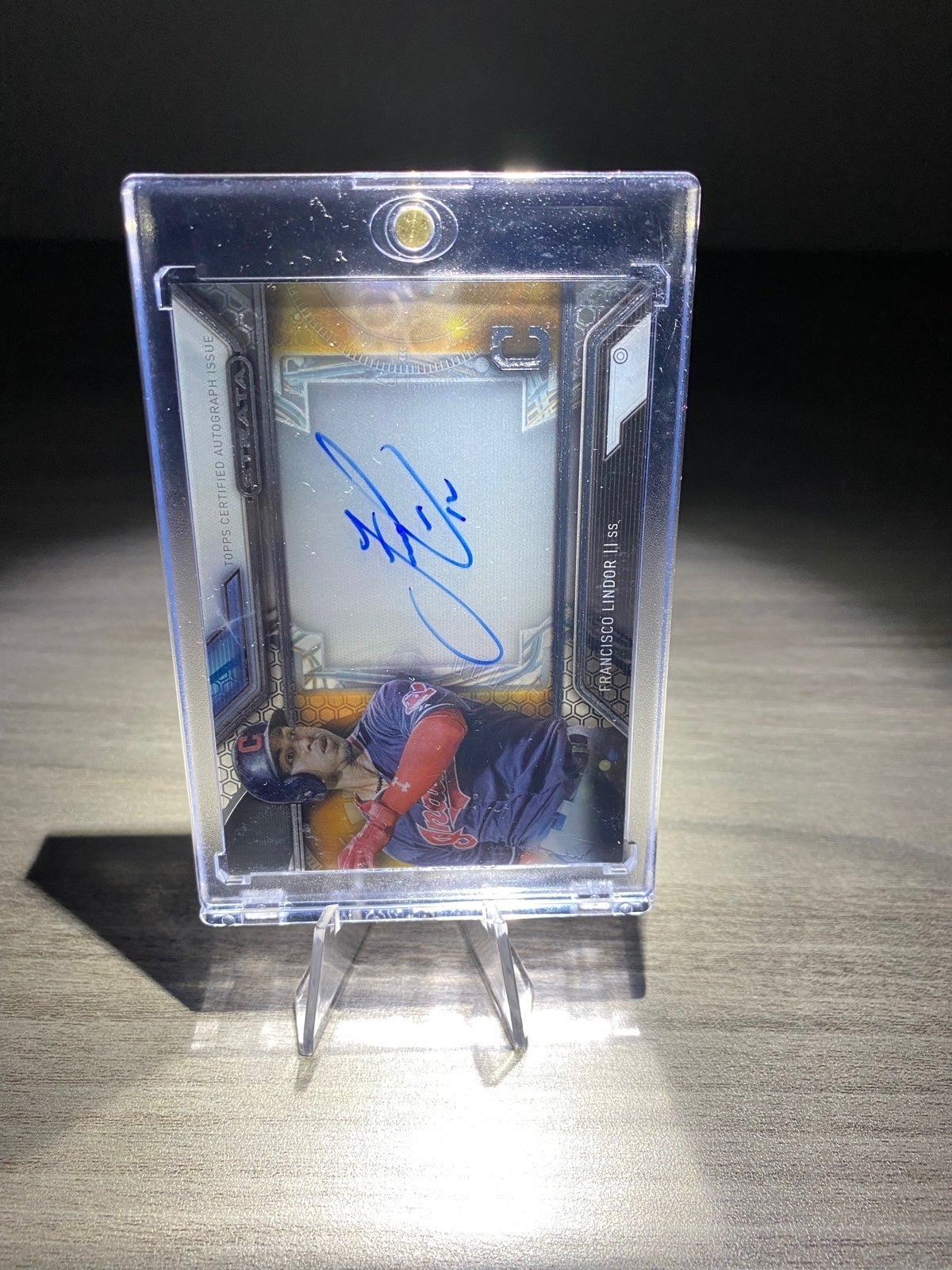 Francisco Lindor 2016 Authentic Autographed Card