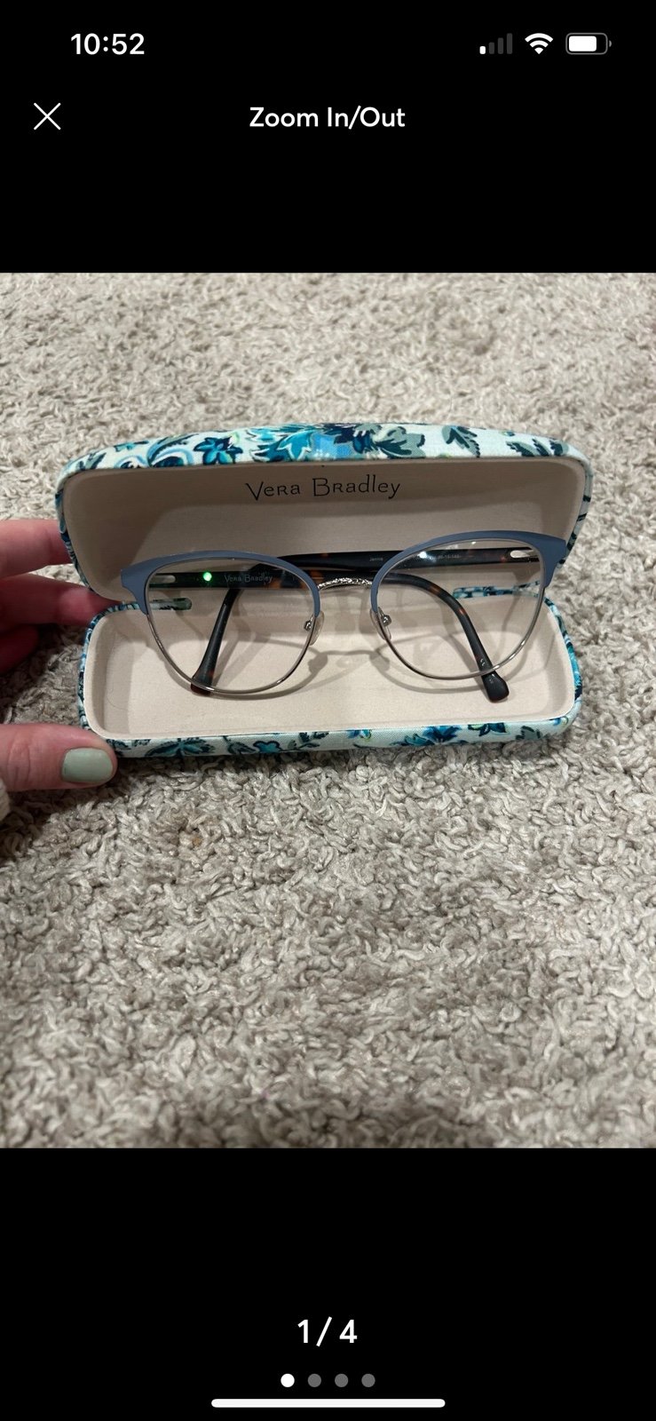 Vera Bradley glasses and case
