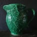 Vintage 1989 Green Ceramic Pitcher By Shafford Leaf Design, Spring Dining