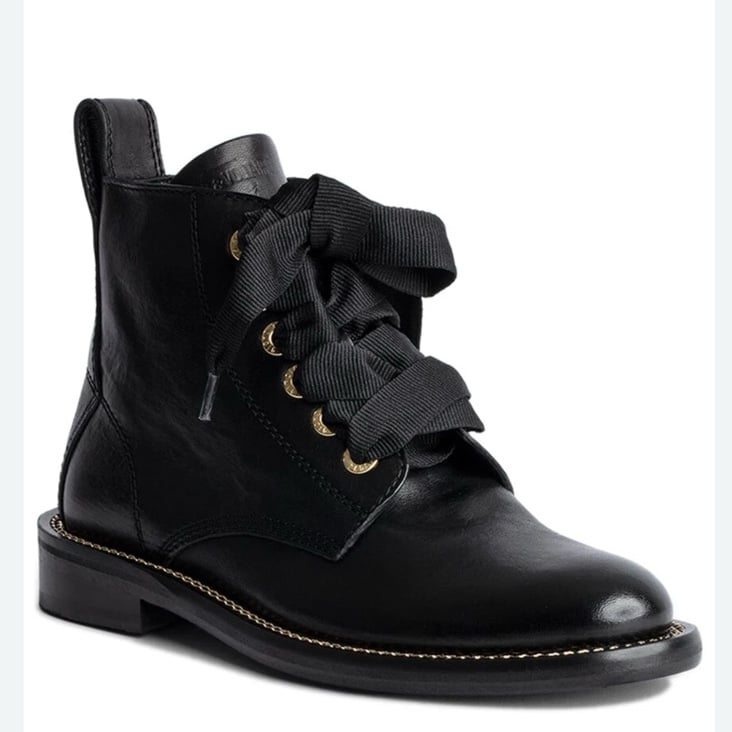 Zadig and Voltaire Laureen Smooth Calfskin Boots