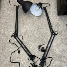 Desk Lamps Swing Arm Metal Adjustable Table Lamp with Clamp Multi-Joint Adjustme