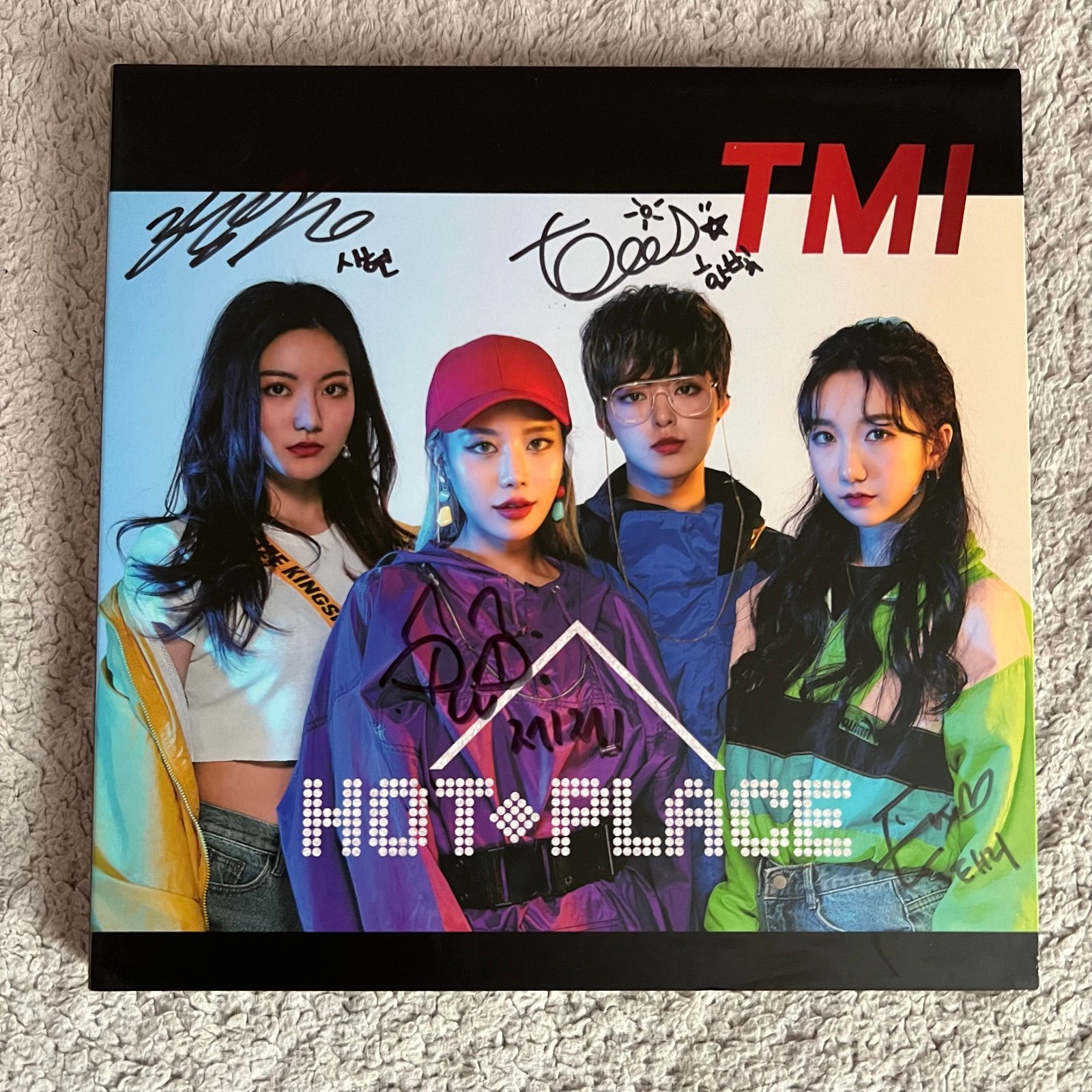 hot place badkiz tmi signed promo album