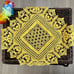 New Datura luxury crochet square table cloth 16”x16”