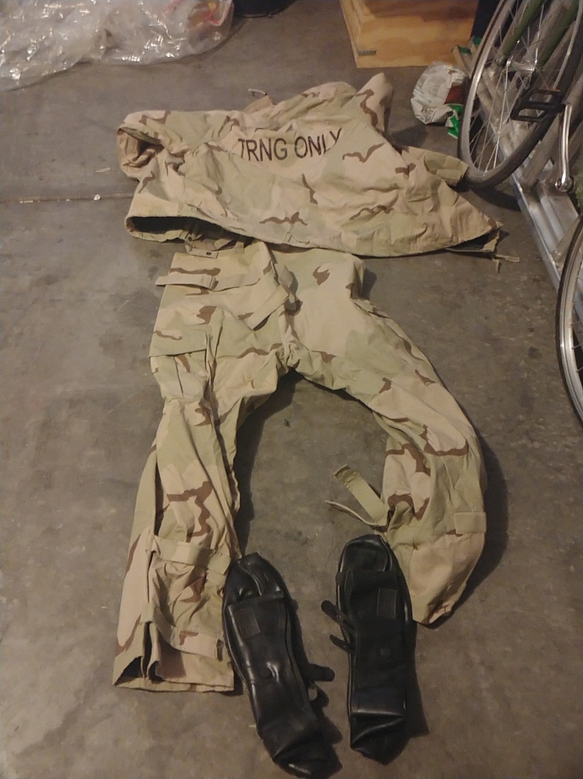 Training Hazmat suit