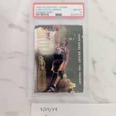 PSA 8 Kobe Bryant Michael Jordan UD Century legend generations